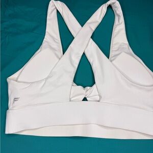 Women's White Sports Bra